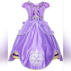 Princess Sofia dress Gown HALLOWEEN Costume Pageant Cosplay 6 7 8